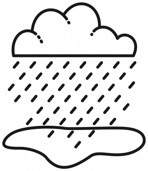 Rain Puddle coloring page image