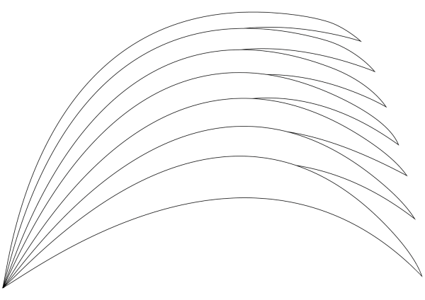 Rainbow coloring page image