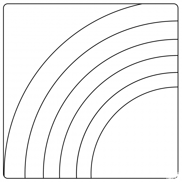 Rainbow Emoji coloring page image