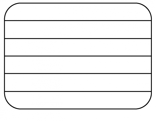 Rainbow Flag Emoji coloring page image