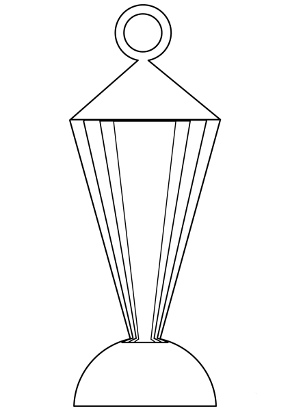 Ramadan Candle coloring page image