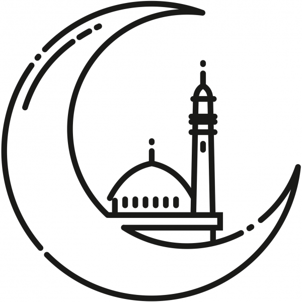 Ramadan Moon coloring page image