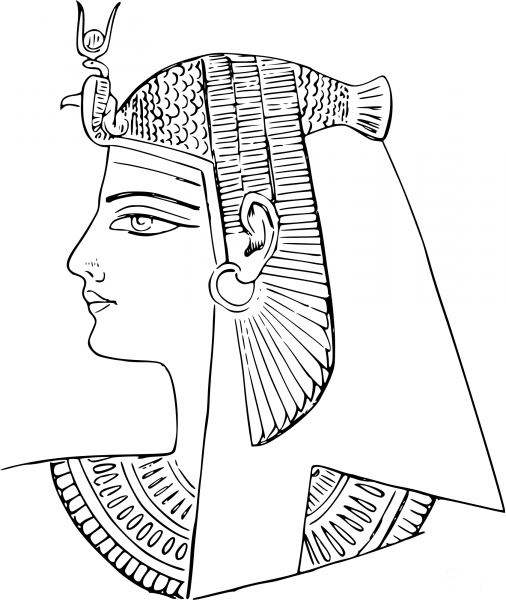 Rameses III coloring page image