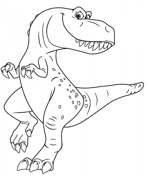 Ramsey from The Good Dinosaur coloring page image