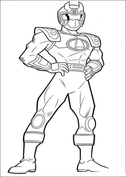 Ranger Blue  coloring page image