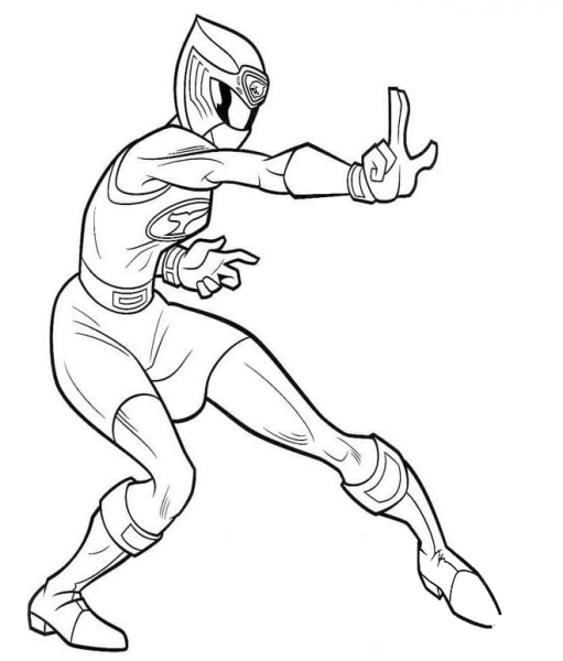 Ranger Pink  coloring page image
