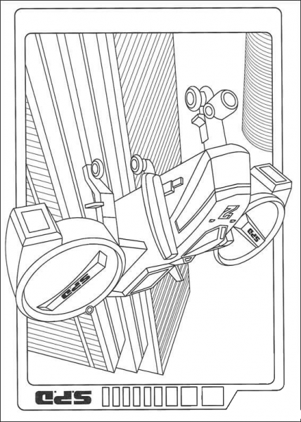 Ranger’s Vehicle  coloring page image