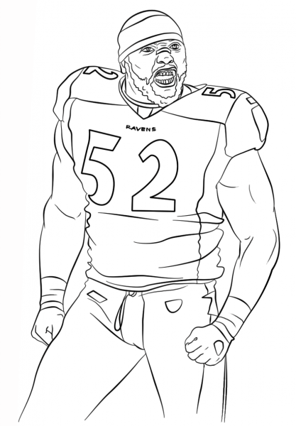Ray Lewis coloring page image