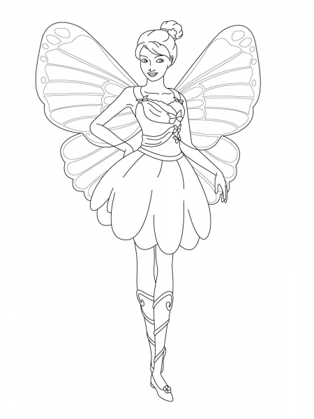 Rayla coloring page image