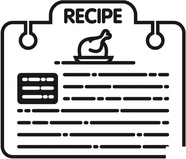 Recipe Card coloring page image