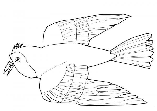 Red Bird Red Bird What do You See coloring page image