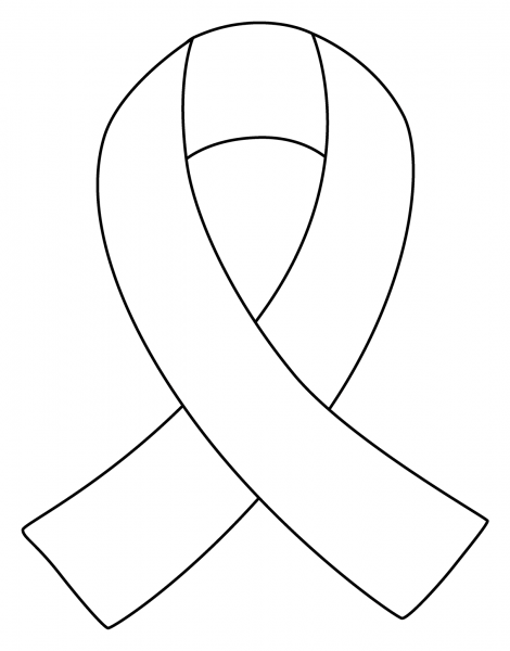 Reminder Ribbon Emoji coloring page image