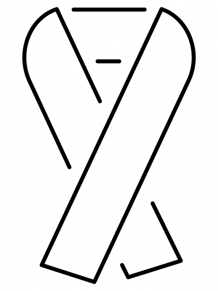 Reminder Ribbon Emoji coloring page image