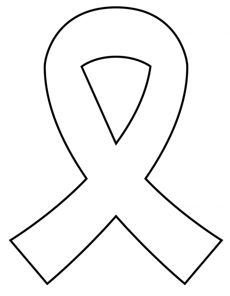 Reminder Ribbon Emoji coloring page image