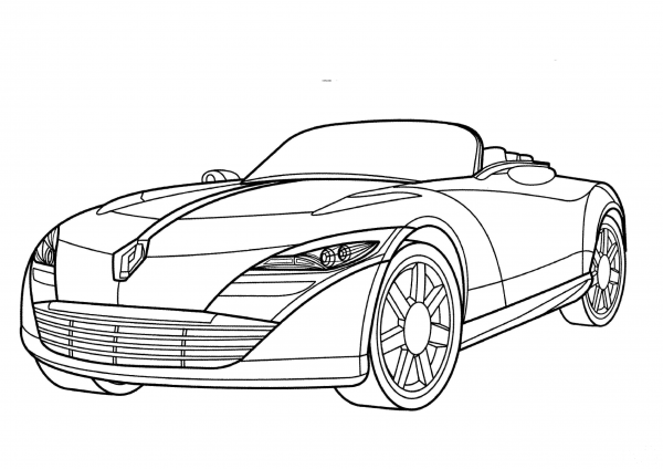 Renault Nepta  coloring page image