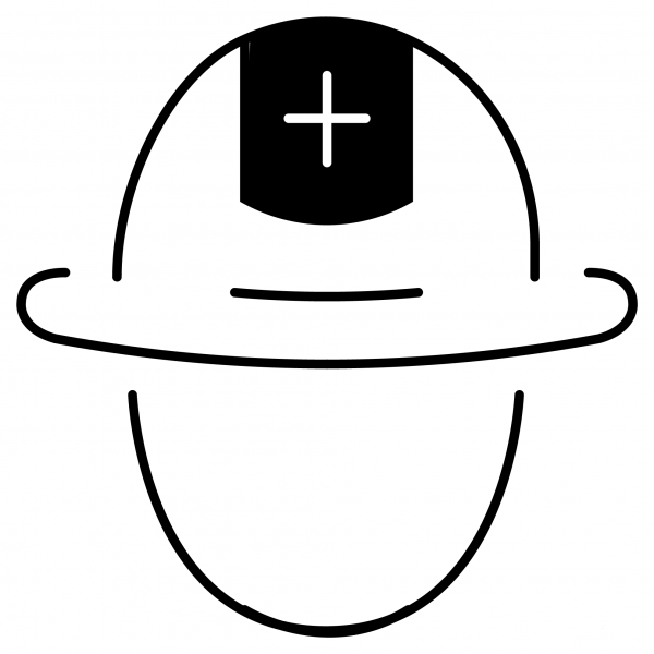Rescue Workers Helmet Emoji coloring page image