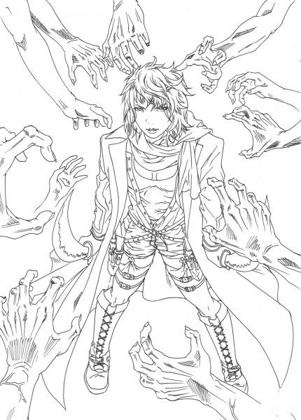 Resident Evil Extinction coloring page image
