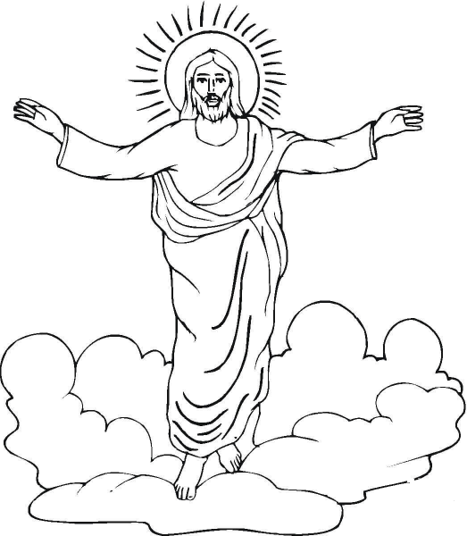 Resurrection Of Jesus coloring page image