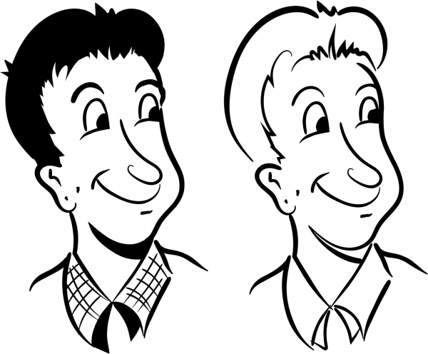 Retro Man coloring page image