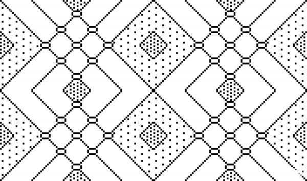 Retro Pattern coloring page image
