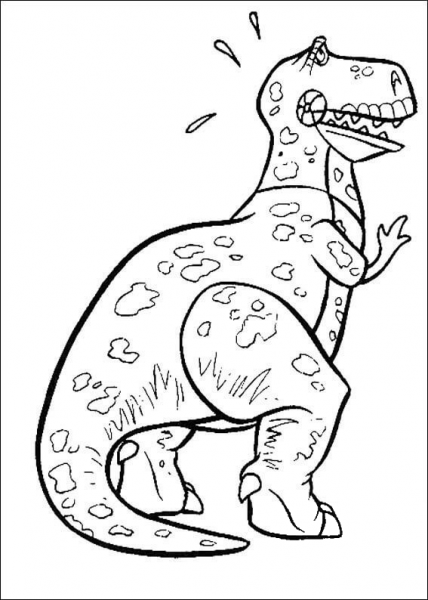 Rex  coloring page image