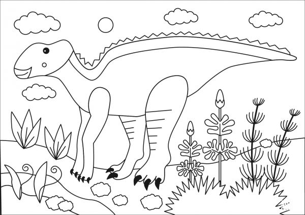 Rhinorex coloring page image