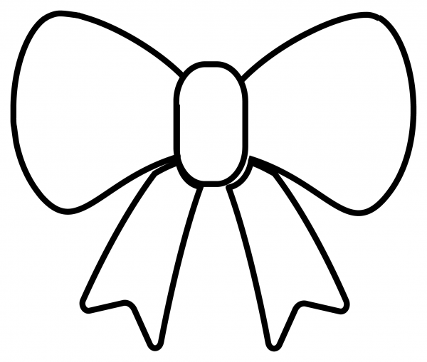 Ribbon Emoji coloring page image