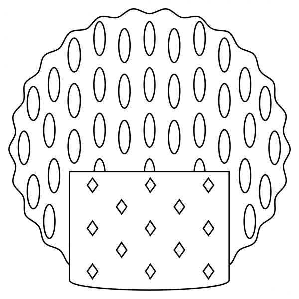 Rice Cracker coloring page image