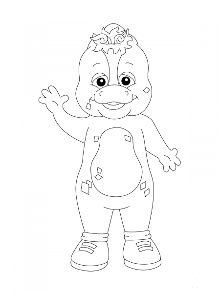 Riff coloring page image