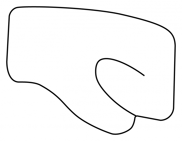 Right Facing Fist Emoji coloring page image