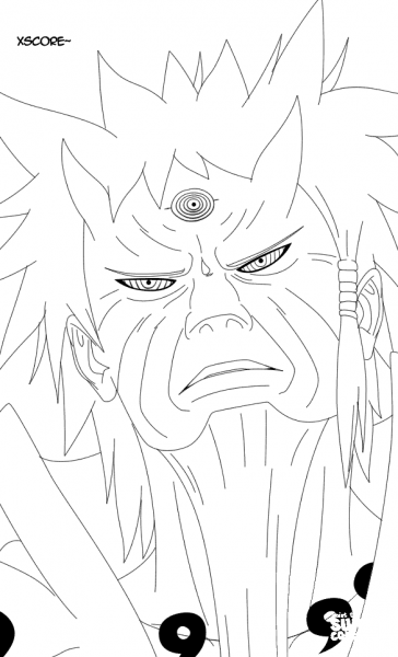 Rikudou Sennin coloring page image