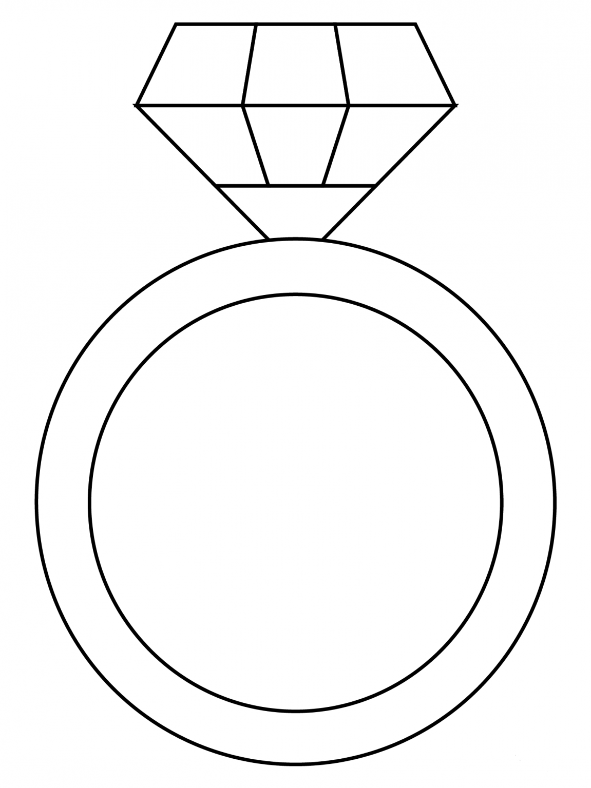 Ring Coloring Page Colouringpages