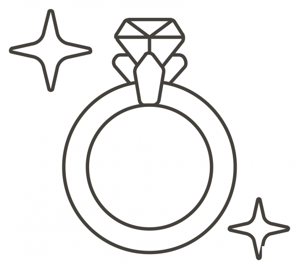 Ring coloring page image