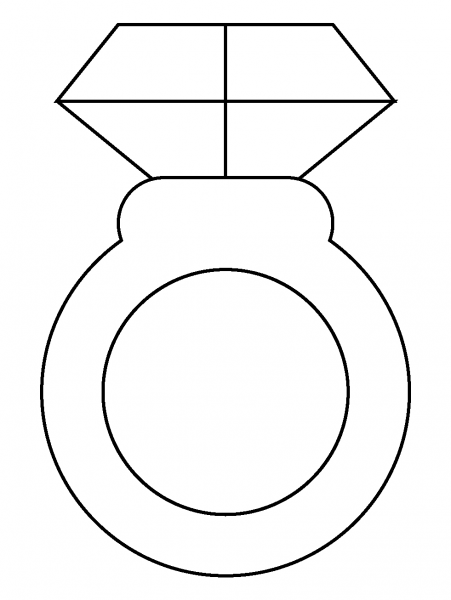 Ring Emoji coloring page image