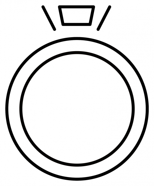 Ring Emoji coloring page image