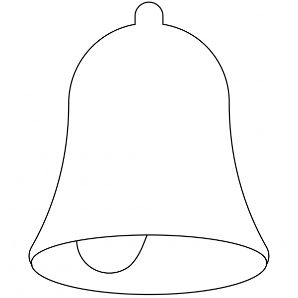 Ringing Bell Emoji coloring page - ColouringPages