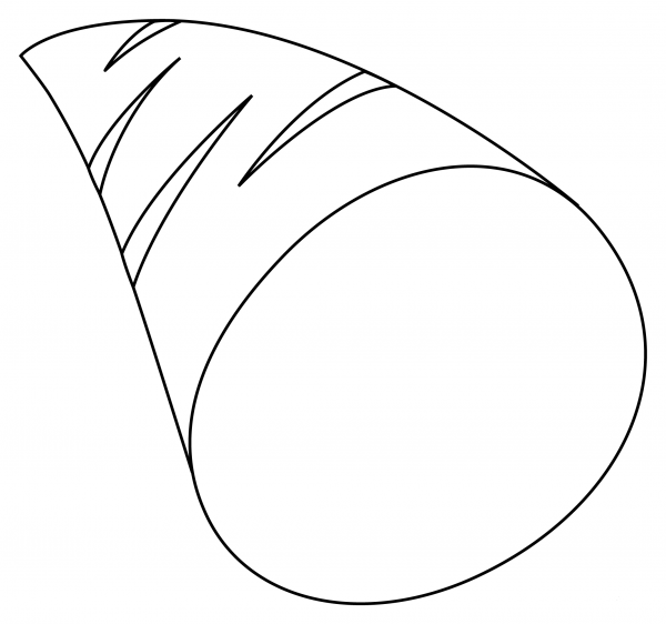 Roasted Sweet Potato coloring page image