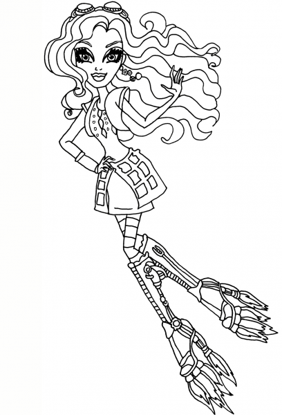 Robecca coloring page image