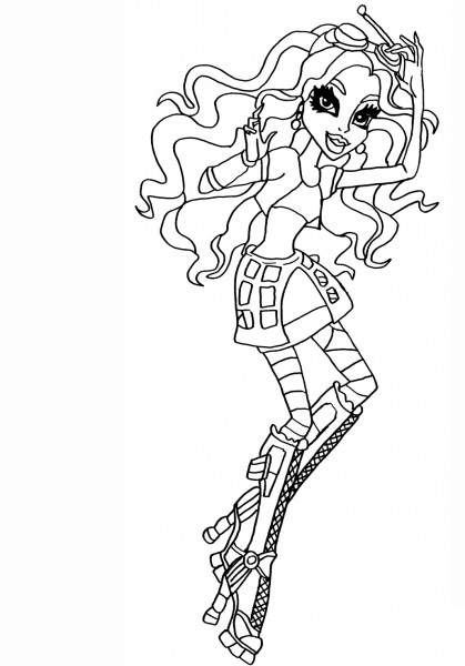 Robecca Steam coloring page image