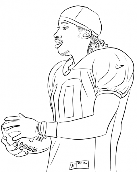 Robert Griffin III coloring page image
