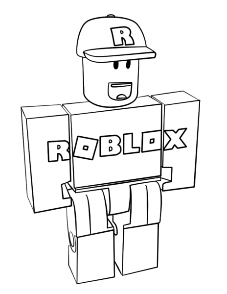 Roblox Guest coloring page image