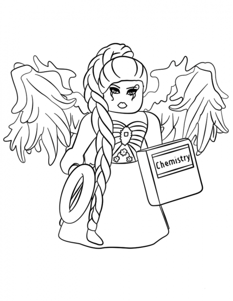 Roblox Royale High coloring page image