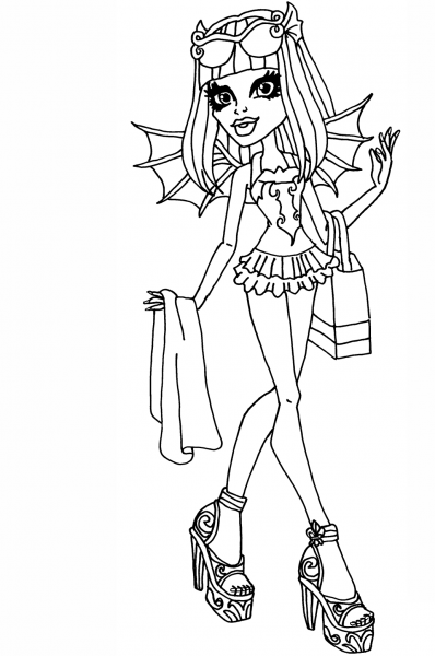 Rochelle Goyle Make a Splash coloring page image