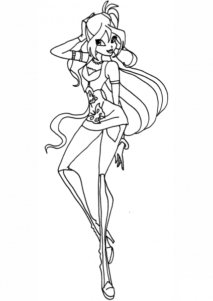 Rock Bloom coloring page image