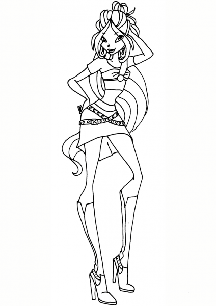 Rock Flora coloring page image