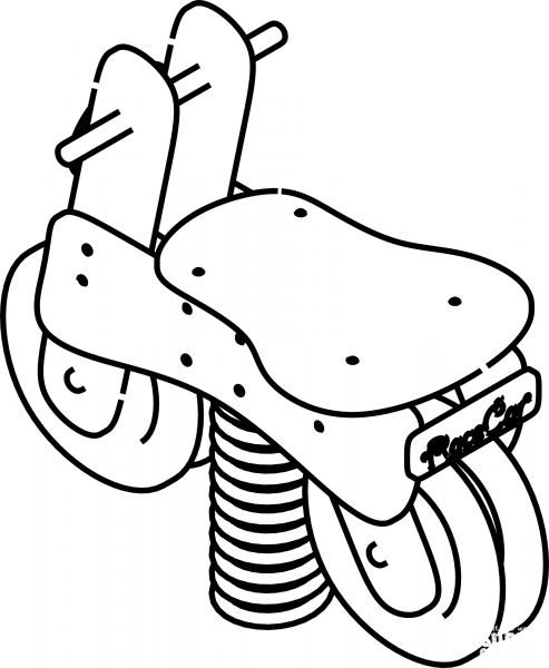 Rocker coloring page image