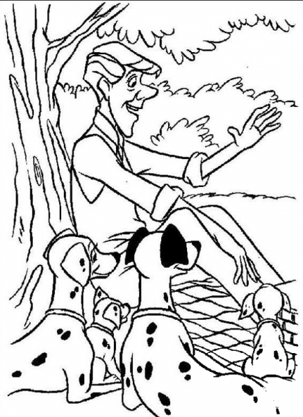 Roger Radcliffe, Pongo and Perdita coloring page image