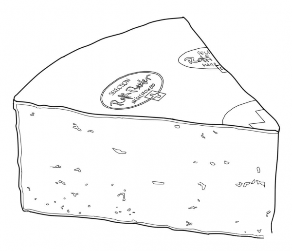 Rolf Beeler Swiss Cheese coloring page image
