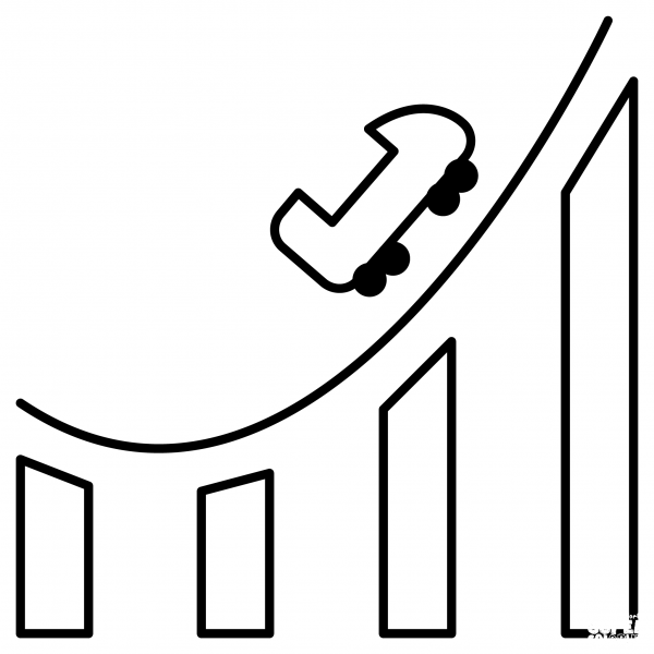 Roller Coaster Emoji coloring page image