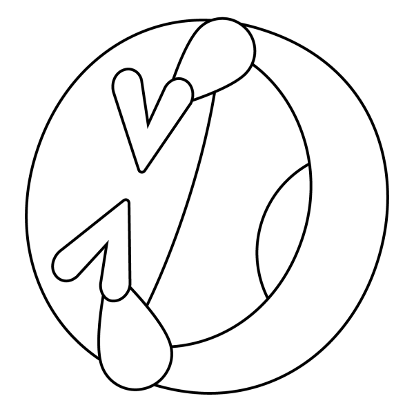 Rolling on the Floor Laughing Emoji coloring page image